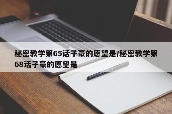 秘密教学第65话子豪的愿望是/秘密教学第68话子豪的愿望是