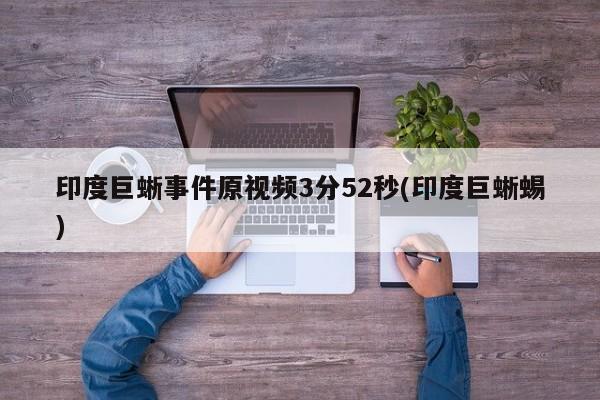 印度巨蜥事件原视频3分52秒(印度巨蜥蜴)
