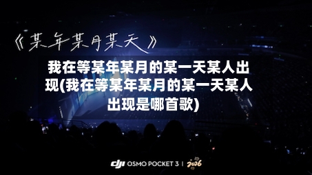 我在等某年某月的某一天某人出现(我在等某年某月的某一天某人出现是哪首歌)-第1张图片