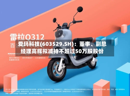 爱玛科技(603529.SH)：董事、副总经理高辉拟减持不超过50万股股份-第1张图片