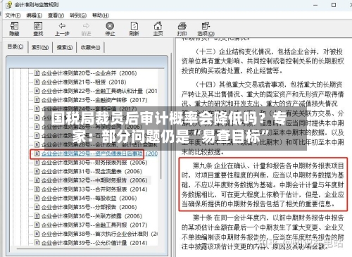 国税局裁员后审计概率会降低吗？专家：部分问题仍是“易查目标	”-第2张图片