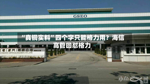 “真铜实料”四个字只能格力用？海信高管回怼格力-第1张图片