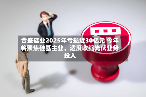 合盛硅业2025年亏损近30亿元 今年将聚焦硅基主业	、适度收缩光伏业务投入-第1张图片