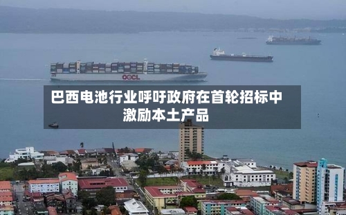 巴西电池行业呼吁政府在首轮招标中激励本土产品