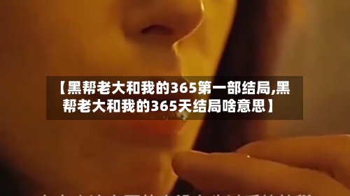 【黑帮老大和我的365第一部结局,黑帮老大和我的365天结局啥意思】