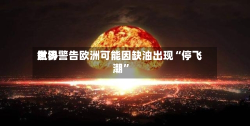 世界航协警告欧洲可能因缺油出现“停飞潮”