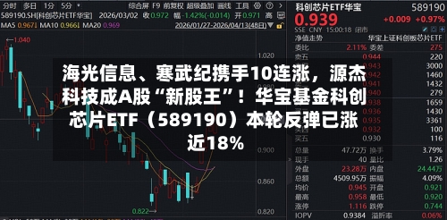海光信息、寒武纪携手10连涨，源杰科技成A股“新股王”！华宝基金科创芯片ETF（589190）本轮反弹已涨近18%-第2张图片