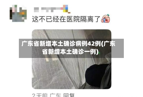 广东省新增本土确诊病例42例(广东省新增本土确诊一例)