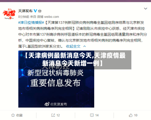【天津病例最新消息今天,天津疫情最新消息今天新增一例】-第3张图片