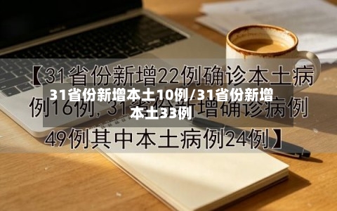 31省份新增本土10例/31省份新增本土33例-第1张图片