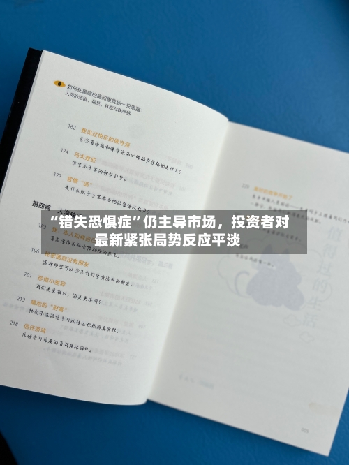 “错失恐惧症”仍主导市场，投资者对最新紧张局势反应平淡-第1张图片