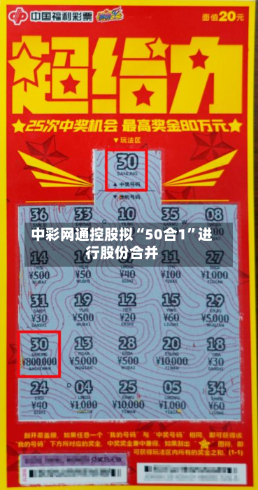 中彩网通控股拟“50合1”进行股份合并-第1张图片