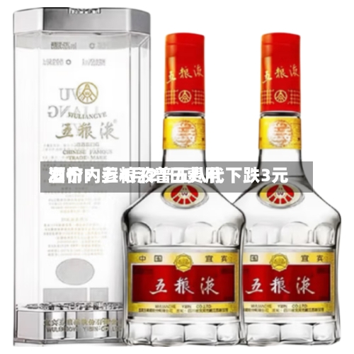 酒价内参4月21日费用
发布:五粮液普五八代下跌3元-第1张图片