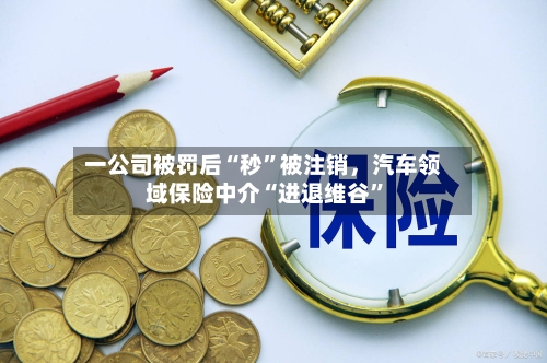 一公司被罚后“秒”被注销，汽车领域保险中介“进退维谷”