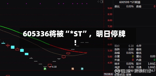 605336将被“*ST”，明日停牌！-第3张图片