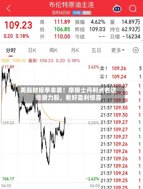 美股财报季来袭！摩根士丹利点名这些潜力股	，看好盈利惊喜-第2张图片