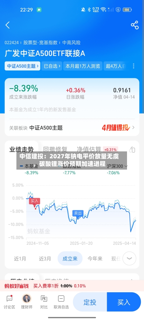 中信建投：2027年钠电平价放量无虞，碳酸锂涨价预期加速进程-第1张图片