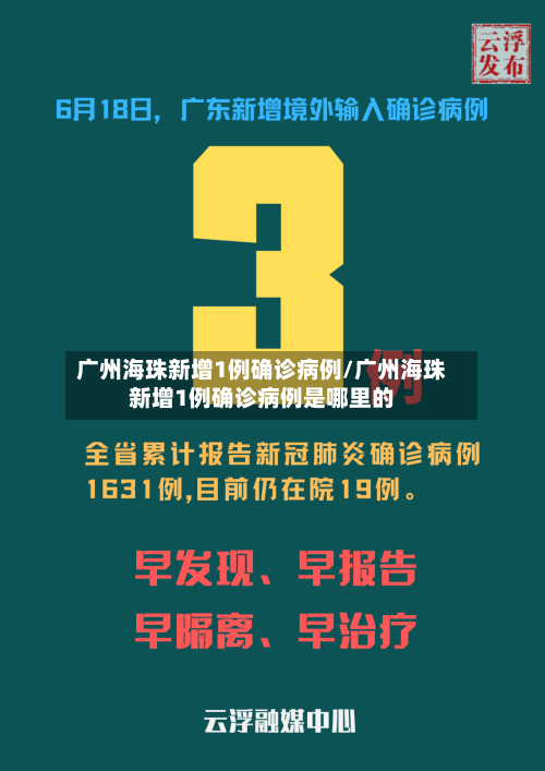 广州海珠新增1例确诊病例/广州海珠新增1例确诊病例是哪里的-第3张图片