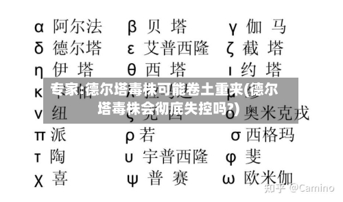 专家:德尔塔毒株可能卷土重来(德尔塔毒株会彻底失控吗?)-第3张图片