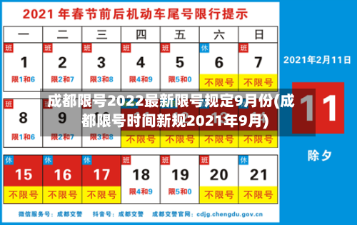 成都限号2022最新限号规定9月份(成都限号时间新规2021年9月)-第2张图片