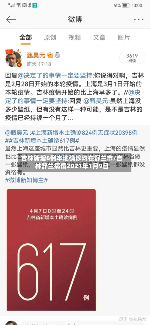 吉林新增6例本地确诊均在舒兰市/吉林舒兰病情2021年1月9日-第3张图片