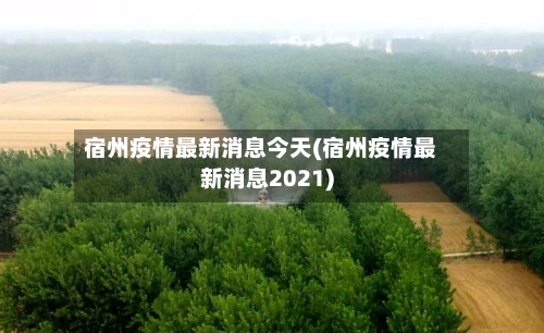 宿州疫情最新消息今天(宿州疫情最新消息2021)
