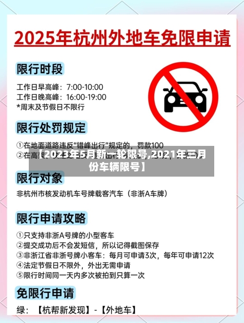 【2023年5月新一轮限号,2021年三月份车辆限号】