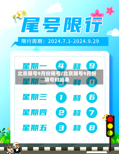 北京限号9月份限号/北京限号9月份限号时间表