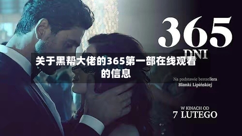 关于黑帮大佬的365第一部在线观看的信息