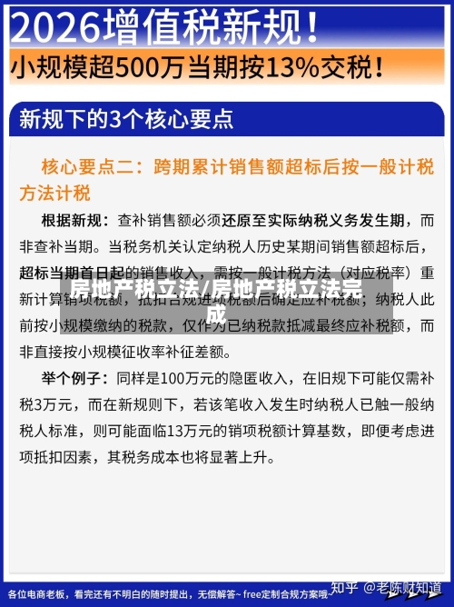 房地产税立法/房地产税立法完成-第3张图片