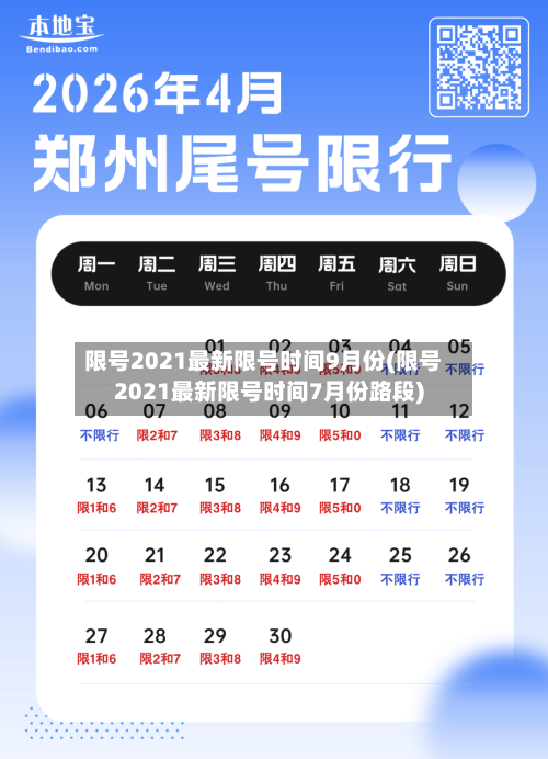 限号2021最新限号时间9月份(限号2021最新限号时间7月份路段)-第2张图片