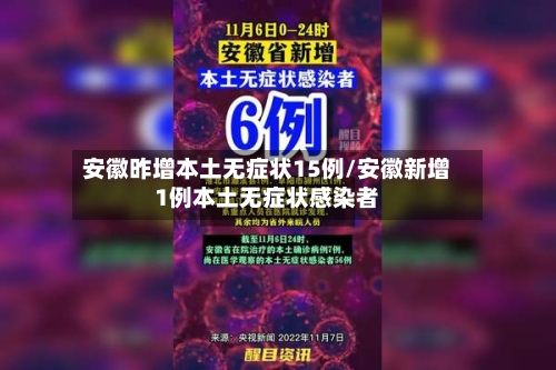 安徽昨增本土无症状15例/安徽新增1例本土无症状感染者-第2张图片