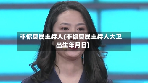 非你莫属主持人(非你莫属主持人大卫出生年月日)