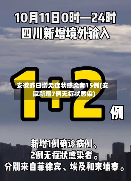 安徽昨日增无症状感染者15例(安徽新增7例无症状感染)-第2张图片