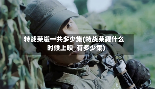 特战荣耀一共多少集(特战荣耀什么时候上映_有多少集)-第1张图片