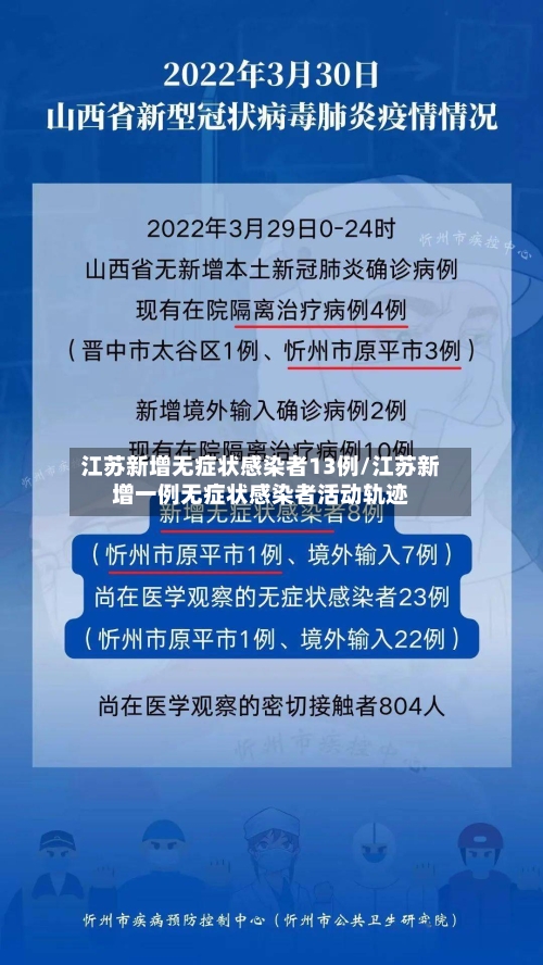 江苏新增无症状感染者13例/江苏新增一例无症状感染者活动轨迹-第2张图片