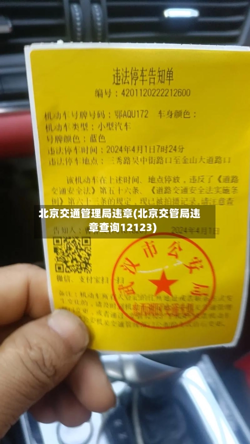 北京交通管理局违章(北京交管局违章查询12123)-第2张图片