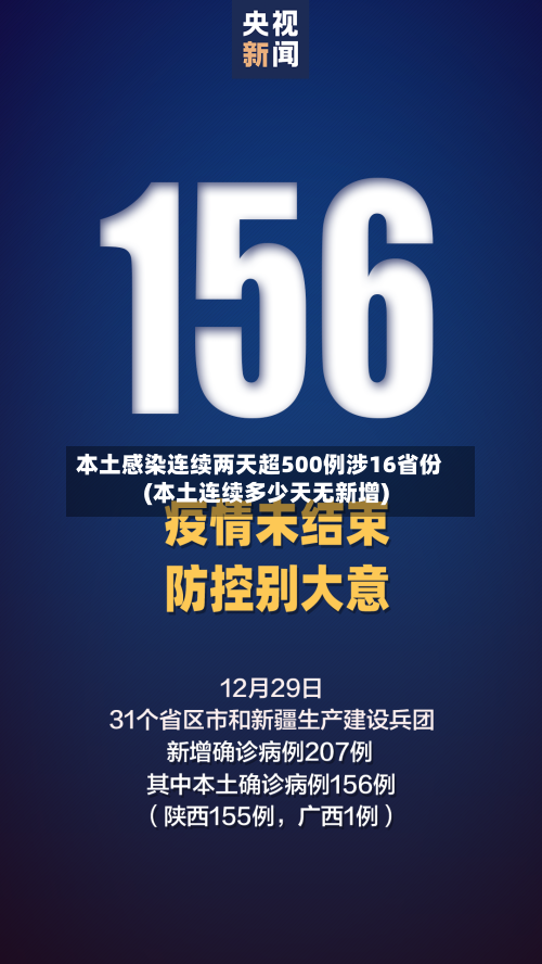 本土感染连续两天超500例涉16省份(本土连续多少天无新增)-第1张图片